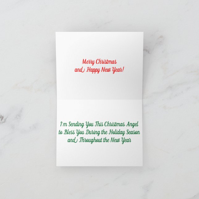 Julhälsningar- och anteckningskort (Inuti)