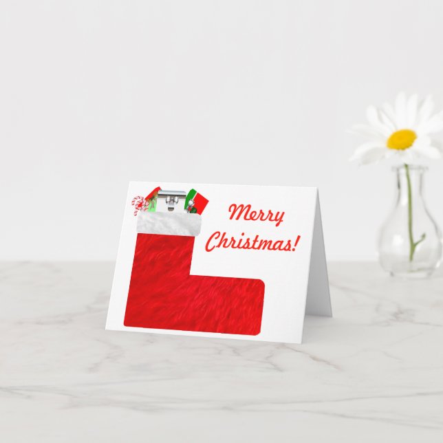 Julhälsningar- och anteckningskort (Liten växt)