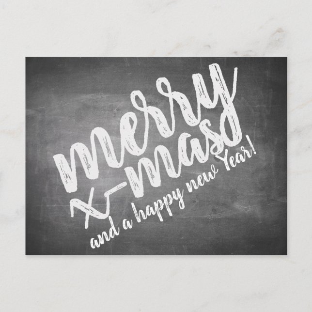 Julhälsningar på kalkstyrelsen helg vykort (Framsida)