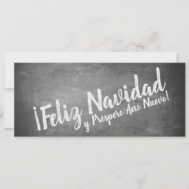 Julhälsningar på svarta tavlan (Framsida)