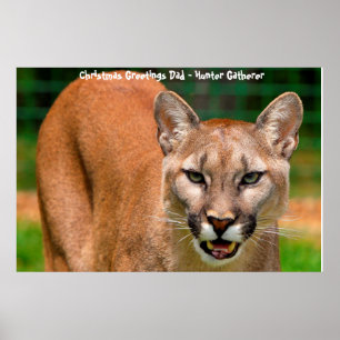 Julhälsningar Pappa Hunter Gatherer Poster