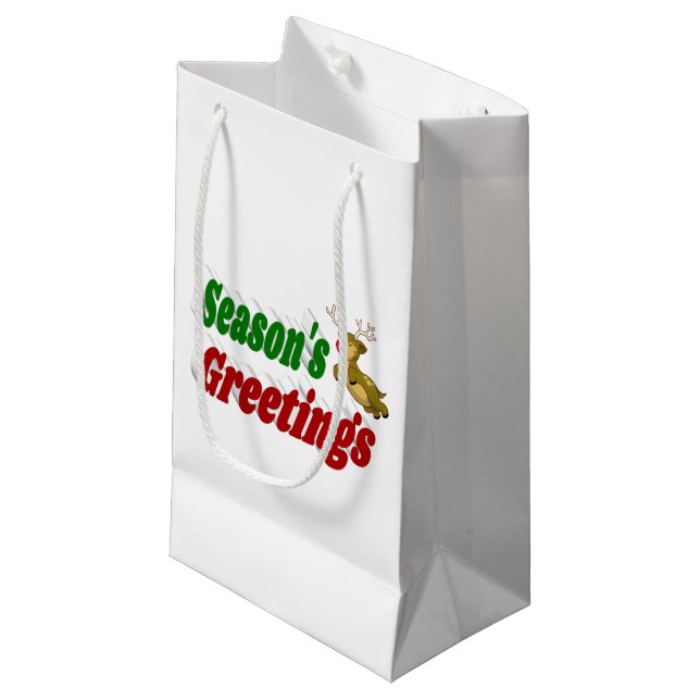 Julhälsningar Ren Jul typografi (Framsidan Vinklad)