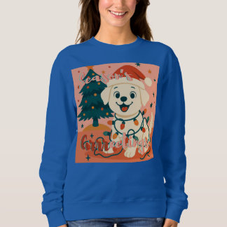 Julhälsningar! Rolig jultomtehund T Shirt