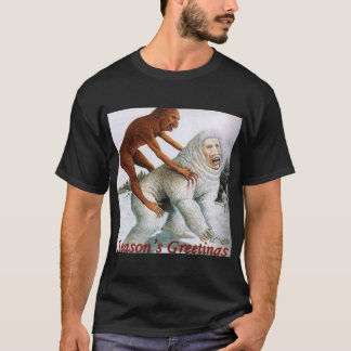 julhälsningar roliga t shirt