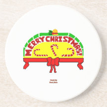 Julhälsningar Sandstone Underlägg