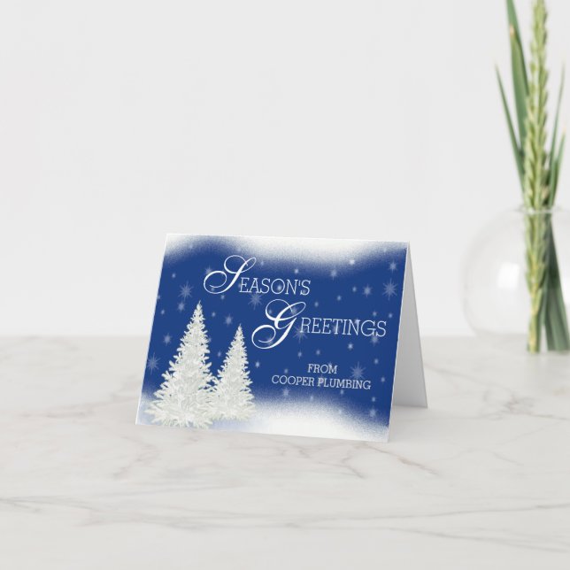 Julhälsningar Snöfirande Julkort Helgkort (Framsida)