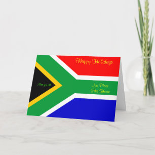Julhälsningar syd-Afrika-kort Helgkort