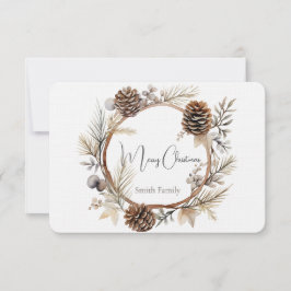 Julhälsningar Tack Kort