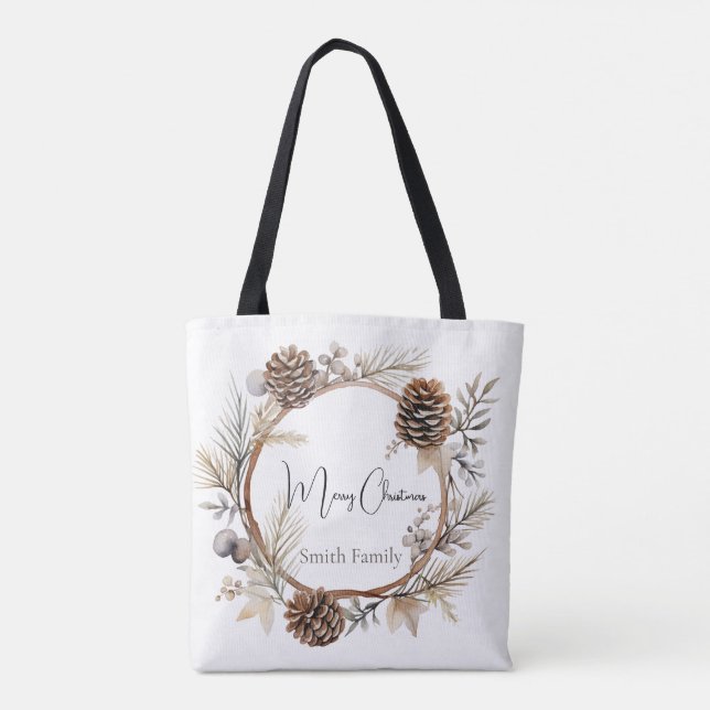 Julhälsningar Tygkasse (Baksida)