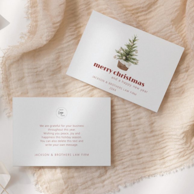 Julhälsningar visitkort för Business Logotyp Compa Inbjudningar (Skapare uppladdad)