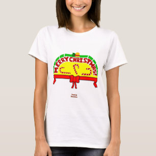 Julhälsningar Vita Baskien T Shirt