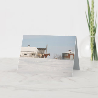 Julhälsningkort av Anthony Cornett. Helgkort