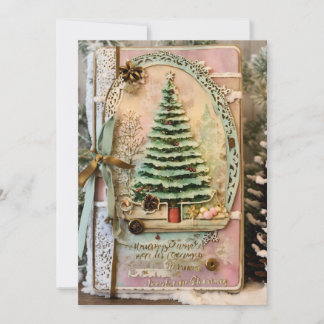 Julhälsningskort för en säsong av Joy Julkort