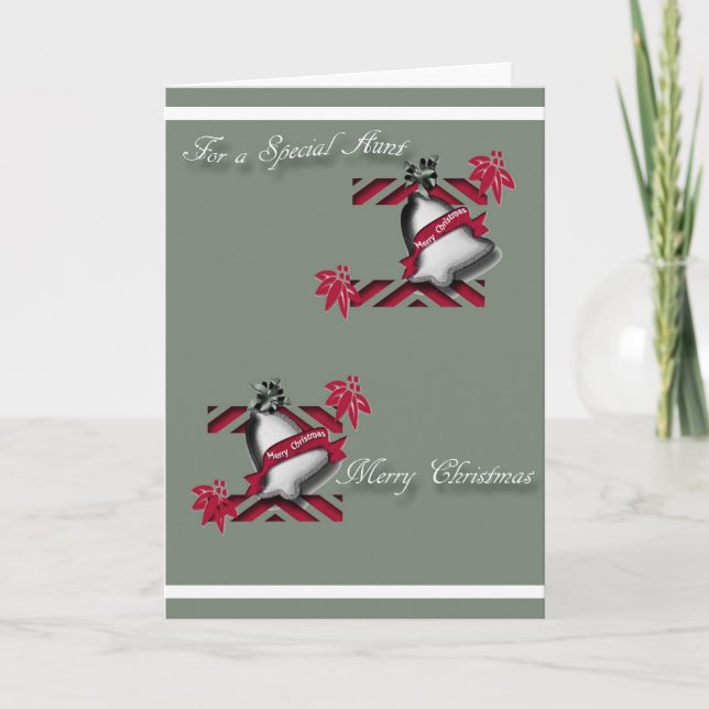 Julhälsningskort för Moster Helgkort (Framsida)