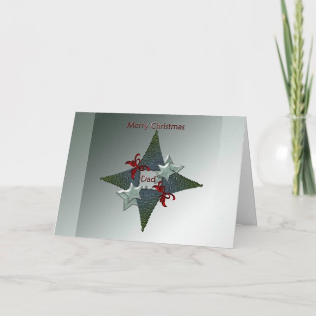Julhälsningskort för Pappa Helgkort (Framsida)