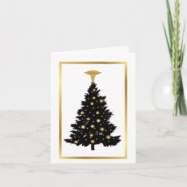 Julhälsningskort för sjukvårdspersonal kort (Framsida)