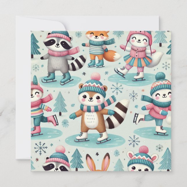 Julhälsningskort för Skalsäsong Inbjudningar (Framsida)