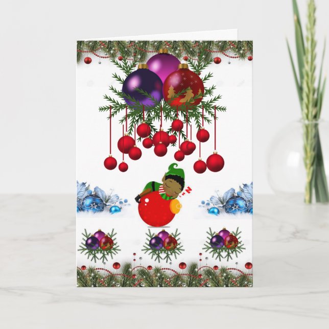 Julhälsningskort Helgkort (Framsida)