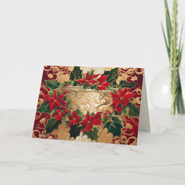 julhälsningskort helgkort (Framsida)