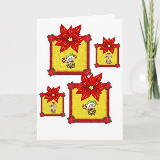 Julhälsningskort Helgkort (Framsida)