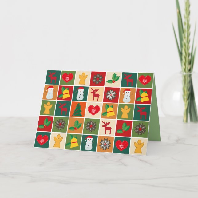 julhälsningskort helgkort (Framsida)