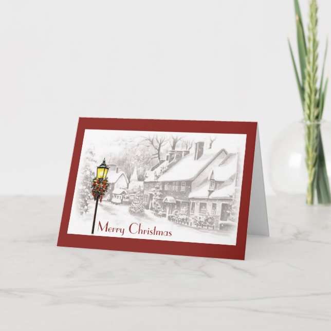 Julhälsningskort Helgkort (Framsida)