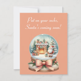 Julhälsningskort i roligt inbjudningar