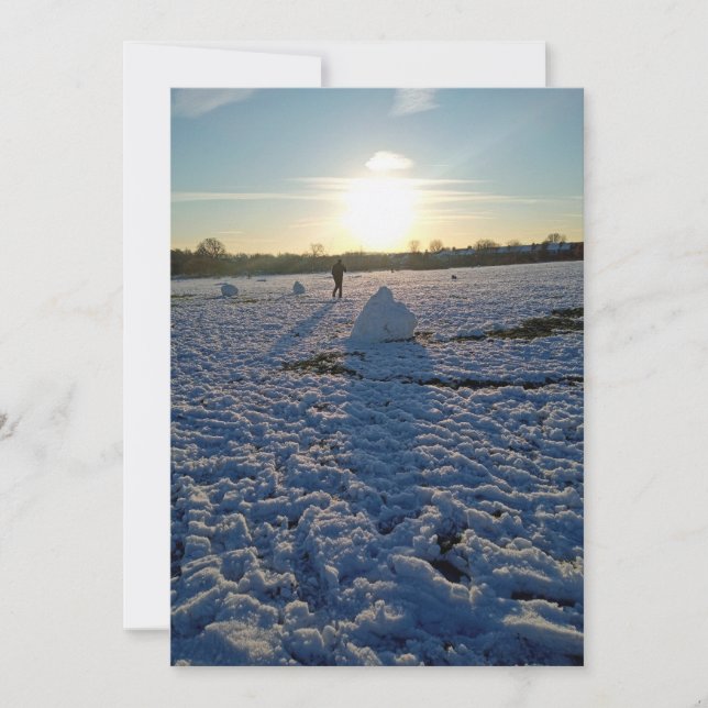 Julhälsningskort Julkort (Framsida)