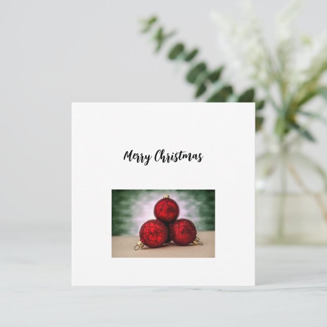 Julhälsningskort Julkort (Stående Fram)