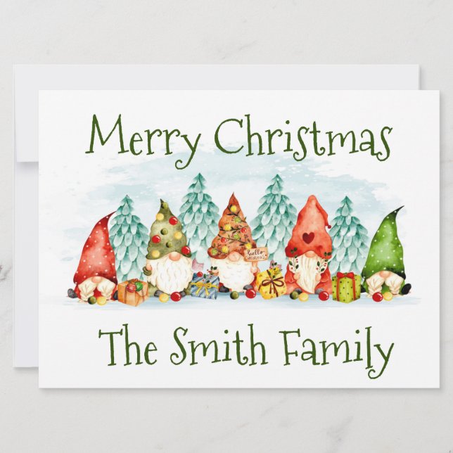 Julhälsningskort Julkort (Framsida)