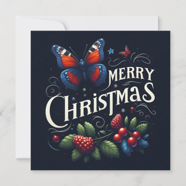 Julhälsningskort.. Kort (Framsida)