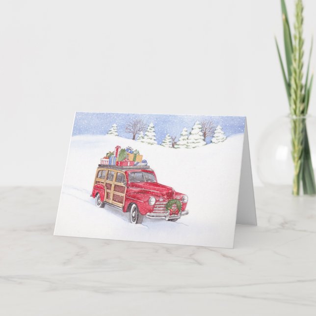 Julhälsningskort Kort (Framsida)