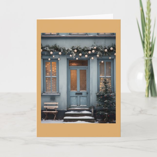 Julhälsningskort Kort (Framsida)