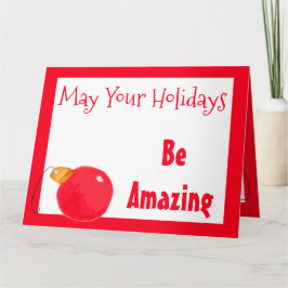 Julhälsningskort Kort