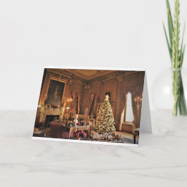 Julhälsningskort med tomt invändigt kort