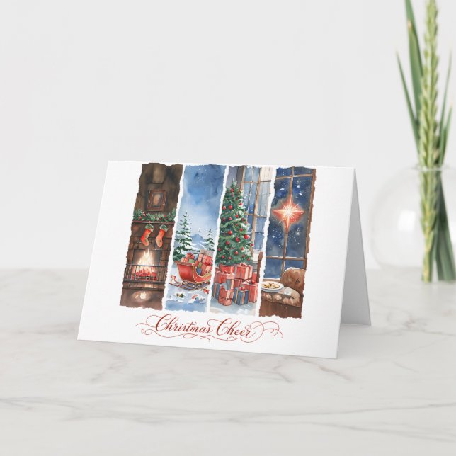 Julhälsningskort Meddelande (Framsida)