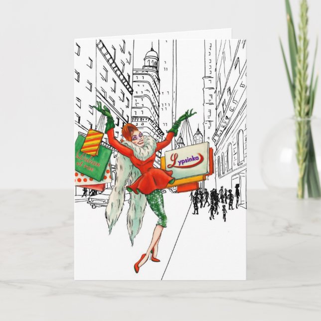 Julhälsningskort nr 4 (hälsning inuti) helgkort (Framsida)