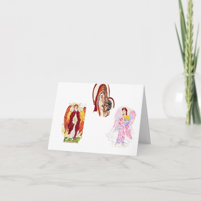 Julhälsningskort : Religiöst Helgkort (Framsida)