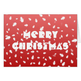 Julhälsningskort Snögubbe Hälsningskort