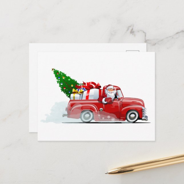 Julhälsningskort Vykort (Fram/Back In Situ)