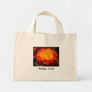 JULHANDLEDEN Kontorspresenter Orange Ros Tote Bag Mini Tygkasse