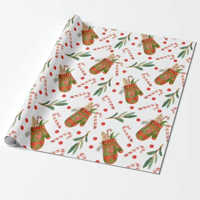 Julhandskar Presentpapper (Utrullad)