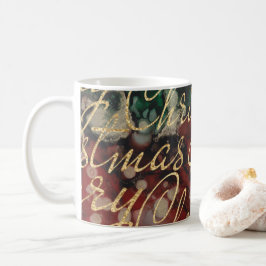 Julhandtryckt Bläck 11 oz. Kaffemugg