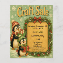 Julhantverksutställning Annons Flyer