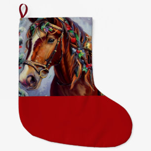 Julhäst 2 stor julstrumpa