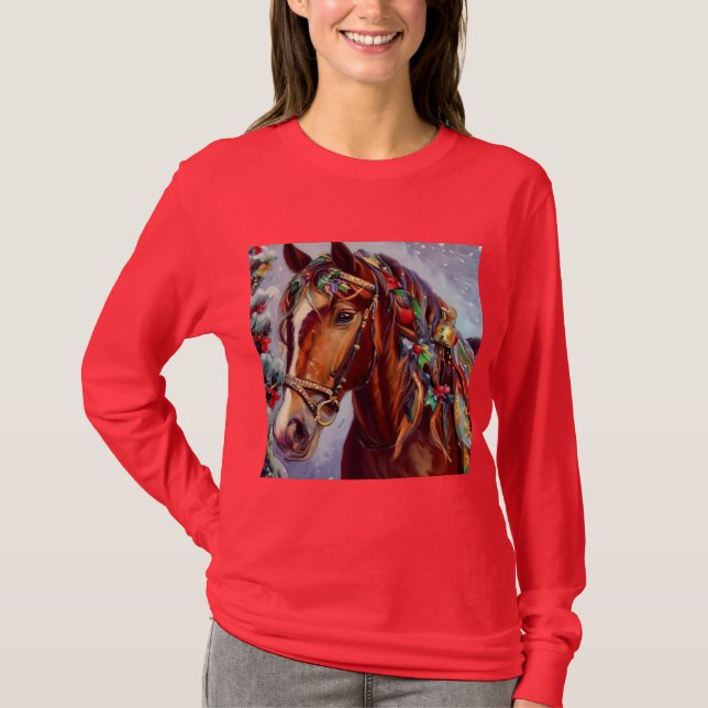 Julhäst 2 t shirt (Framsida)