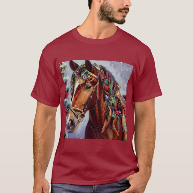 Julhäst 2 t shirt (Framsida)