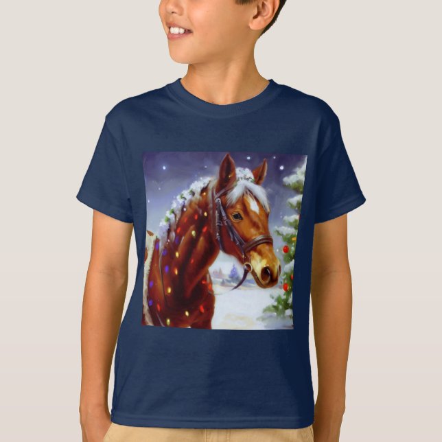 Julhäst 3 t shirt (Framsida)