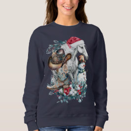 Julhäst i Santa cowboystövlar T Shirt