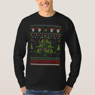 Julhäst Lover Träd Ugly Julafton Sweater T Shirt